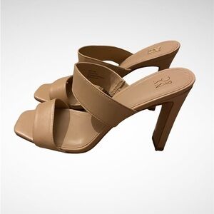 New York & Company Tan Sandal High Heels Shoes-Women’s size 10M